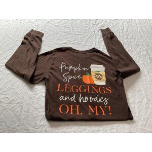 Girlie Girl Originals Preppy Pumpkin Spice & Leggings Fall Long Sleeve T-Shirt